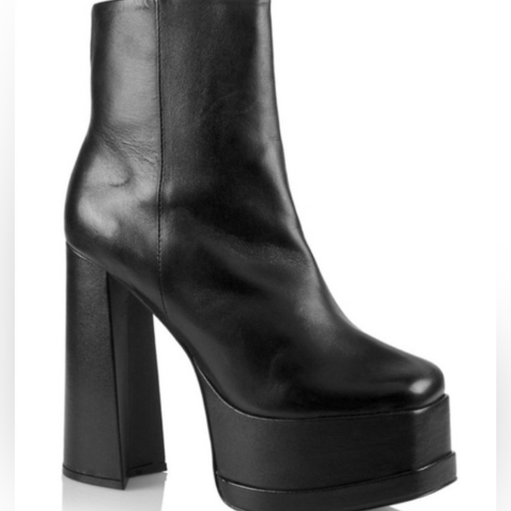 Schutz chunky heel booties
